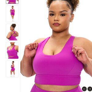 Buffbunny Rosa Sports Bra Grape Juice - Small